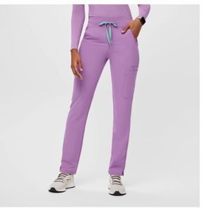 FIGS Yola High Waisted Skinny Scrub Pant in Lilac